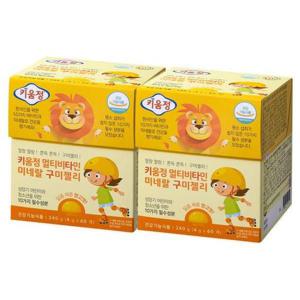 [닥터피플]키움정 멀티비타민 미네랄 구미젤리 60구미 x 2박스 - 어린이 키즈 10가지 필수 성분