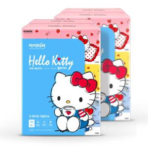 헬로키티 2겹 더화이트 미용티슈 200매 6입 x2팩