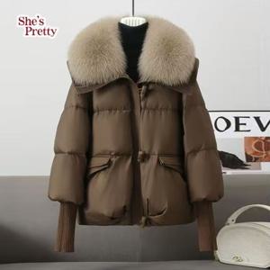 [쉬즈프리티] ★일주일단독특가/인기핫★ 케띠퍼카라패딩_여성겨울패딩