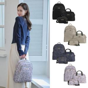[에버라스트 캐리어]에버라스트 로제 백팩 미니 크로스백 3종 세트 나일론 경량 캐주얼 데일리 가방 4color