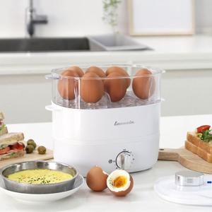 [라쿠진] 다용도 2단 전기 계란찜기 멀티쿠커 푸드 스티머 화이트