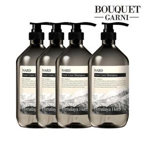 [부케가르니(연천)]히말라야 허브 나드 토탈케어 샴푸 시그니처향 1000ml x4개