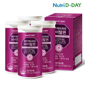 뉴트리디데이 갱년기 여성 & 유산균 바이탈퀸 60캡슐 x 4개 총4개월분