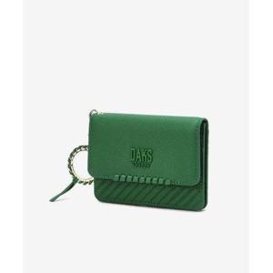 갤러리아_DCHO5F162 닥스 그린 로고배색 소가죽 카드지갑