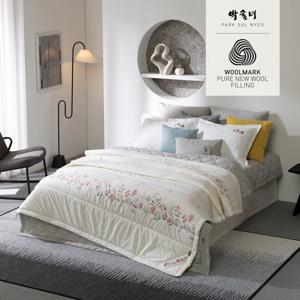 [Q+Q]방송에서만/ 호주산  양모 100%  누빔 이불 겸 패드 1+1세트[박술녀 연모4]