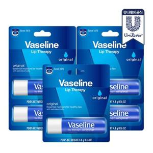 [미니파우치 증정] 바세린 립테라피 스틱 4.8g 5개