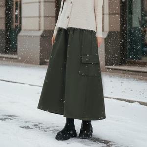 [유니제이] 폭닥 와이드 패딩 팬츠