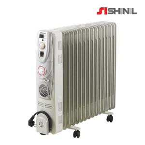 [신일] 15핀 전기 라디에이터 24시간타이머 온풍팬 청정난방 SER-SJ30CFT
