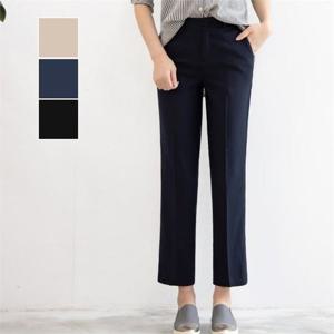 [오노마] ONM 여성 일자핏 은은한 광택 느낌 구김방지 슬랙스 바지