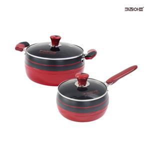 키친아트냄비 신비 경질 냄비세트 2종B 편수18+양수20