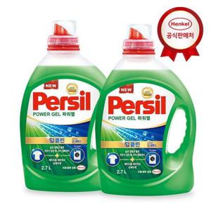 [헨켈]퍼실 딥클린 9중효소 파워젤/라벤더 2.7L x 2개 (일반/드럼 겸용)