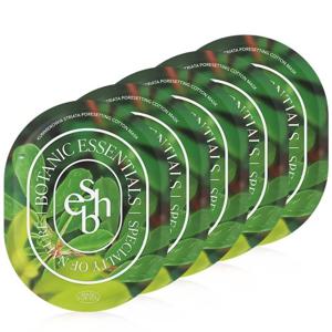 에센허브 매듭풀 포어 세팅 코튼 마스크팩 5매 / 비건 코튼 마스크시트