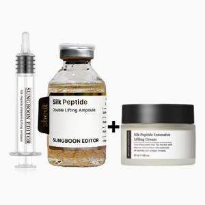 성분에디터 실크 펩타이드 2중 녹는실 더블 리프팅 앰플 35ml+크림 50ml