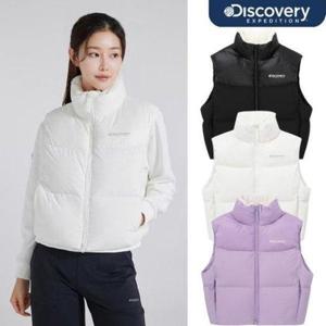 갤러리아_[디스커버리] 여성 올리브 크롭 다운 패딩베스트 (DWDV91046)