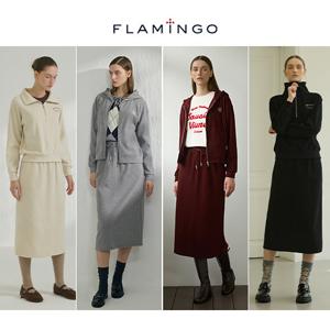 [후라밍고] 25FW 데일리 기모 본딩 스커트 1종