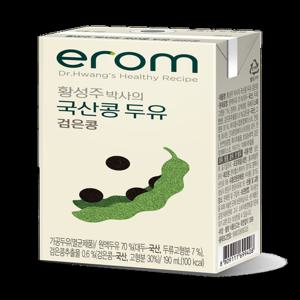[이롬]황성주 국산콩 검은콩두유 190ml x 96팩 (16팩 x 6박스)