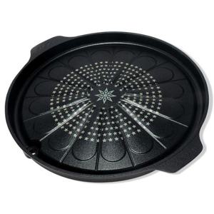 키친아트 원형 고기불판 삼겹살 구이팬 5중코팅 팬