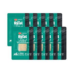 [하림펫푸드] 더리얼 필렛 닭가슴살 30g 10개
