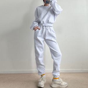 H스타일(SET)퍼프조거기모세트 겨울 여성 기모 트레이닝복세트 츄리닝셋트 홈웨어