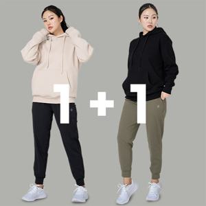 [홈앤][1+1] 얼티밋기어 애슬레저 뱃살커버 여성 조거팬츠 스트레치 가을바지 러닝복 운동복