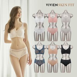 [비비안 스킨핏] 커버업 브라팬티 6세트 패키지