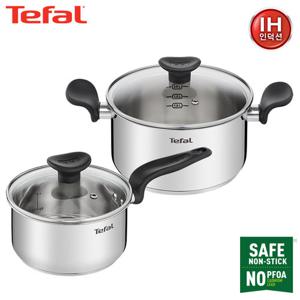 [테팔] SS G6 IH 프라이즌 냄비 2P 세트(편수 16+양수 20)