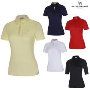 [아놀드파마]팜스프링스 여성 릴렉스 PK 반팔 카라 티셔츠