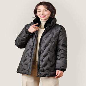 [마담엘레강스][마담엘레강스] 프리마 구스다운 하프 코트 K244JP02