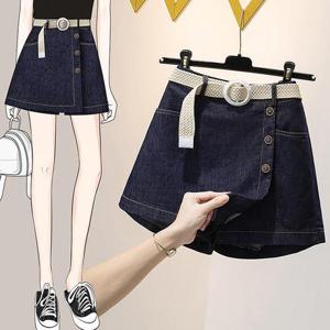 [블랙퀸]빅사이즈 스커트st 데님 반바지 blk003520