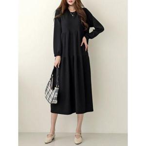 [시크루즈]델턴 라운드 캉캉 롱 원피스_BDOG992