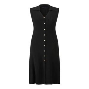 [미니멈에브리데이][미니멈 에브리데이]골지 카라 슬림핏 민소매 원피스 (EB3OW014D)