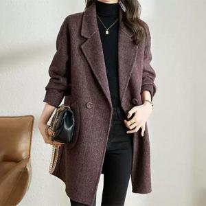 [패션시그널] 사이드아웃포켓 모직코트 81276C