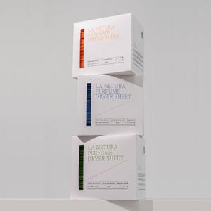 네츄럴오가닉 퍼퓸샤워 메쉬홀 먼지흡착 섬유유연 건조기 드라이 시트 개별포장 50매 3박스