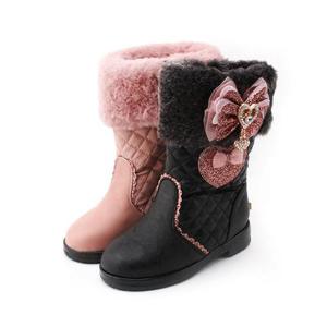 [특별기획]여아 방한부츠 m더블하트 털 부츠(cp)