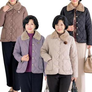 [엄마옷 로즈맘] 동호털안감카라누빔자켓