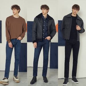 ACP 남성 일자핏 부스터 본딩 데님팬츠 3종