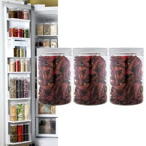 [실리쿡] 냉동실수납용기 원형 특하프 3개