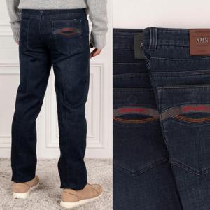 [중년의품격] 고급 중년 남성 스판 그라스허퍼 패치 기모 청바지