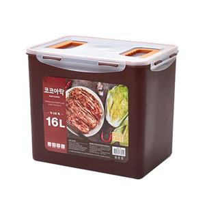 새드리 L5007SI 코코아락 진공밀폐 김치통 6호(특대)-16L 1P