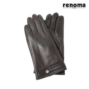 [레노마]스마트터치 이중벨트 여성가죽장갑 RU-22922