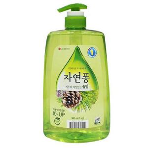 샤인빈 자연퐁 솔잎 주방 세척제(980ml) (WA9D86D)