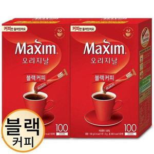 갤러리아_맥심 오리지날 솔루블 블랙커피 100Tx2개