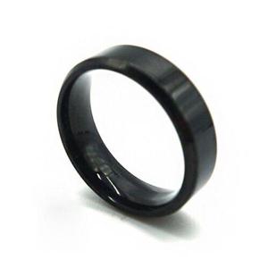 [끌레아]블랙 써지컬스틸 티타늄반지