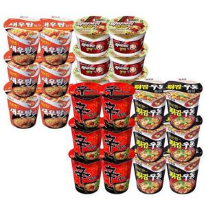 갤러리아_농심 컵라면 혼합 24개(신라면6개+튀김우동6개+짜파게티범벅6