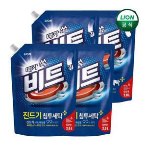 [비트]비트 액체 세탁세제 진드기 2L 리필 일반용 x 4개
