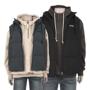 갤러리아_(지프)공용 탈부착 후드 다운베스트(JQ4JPU692)