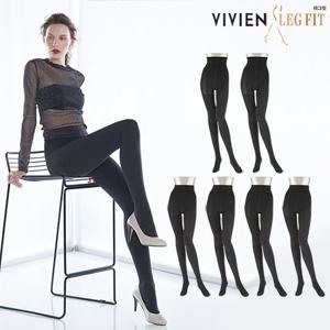 [텐텐][비비안] 레그핏 테리 힙업보정 타이즈 패키지(하이웨이스트 2종+미들 4종)