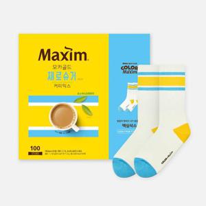 맥심 모카골드 제로슈거 커피믹스 100T+컬러오브맥심삭스