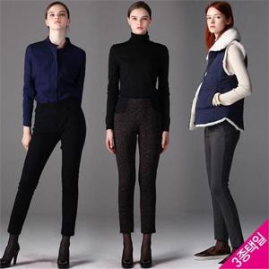 [르오트]포근한터치 플리스기모 슬림본딩 팬츠 (3종택일)-사이즈 55~88다양