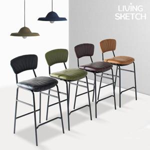 [리빙스케치] 도도 볼라인 바체어[착불]높은 홈바의자